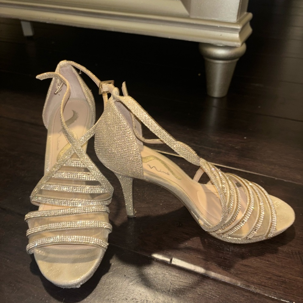 Gold heels